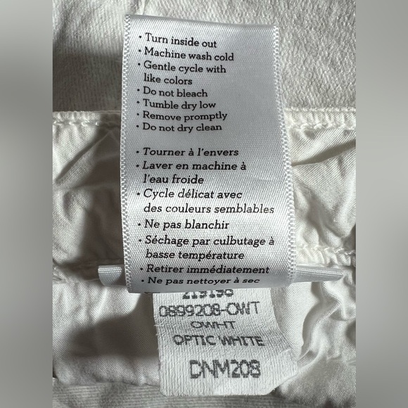 NWOT! PAIGE Skyline Ankle Peg Jeans in Optic White Size 27 Midrise. Skinny. - Picture 7 of 16